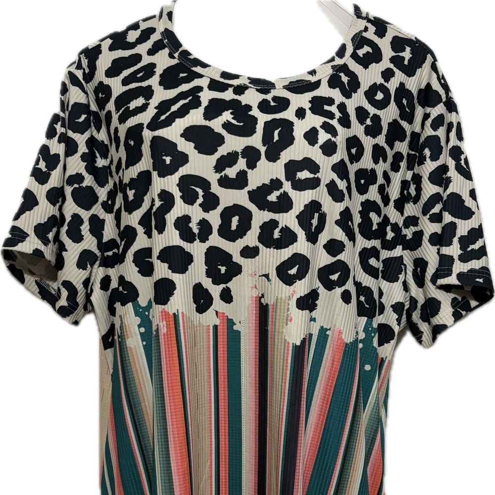 Women’s 3XL print straight dress